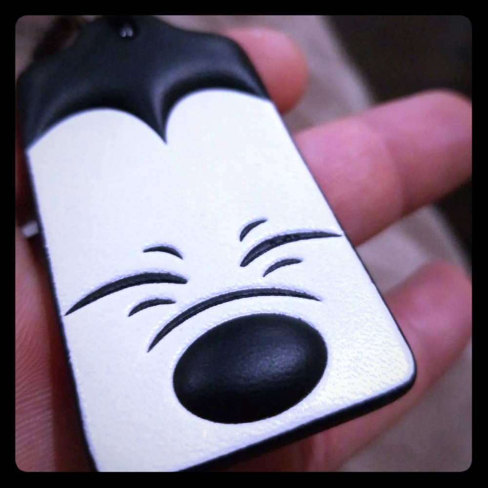Limited Edition Mickey x Coach handbag keychain